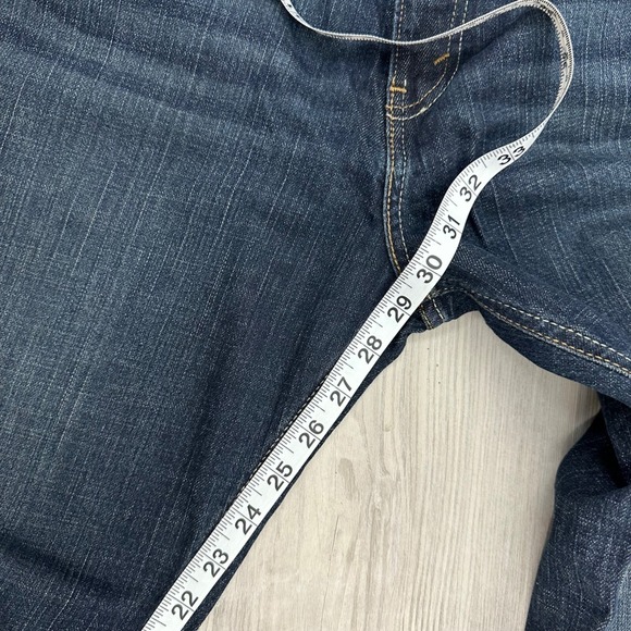 Levi Strauss Bootcut Dark Wash Denim Jeans Blue Men's Size W‎ 36 X L 30 - Picture 10 of 12